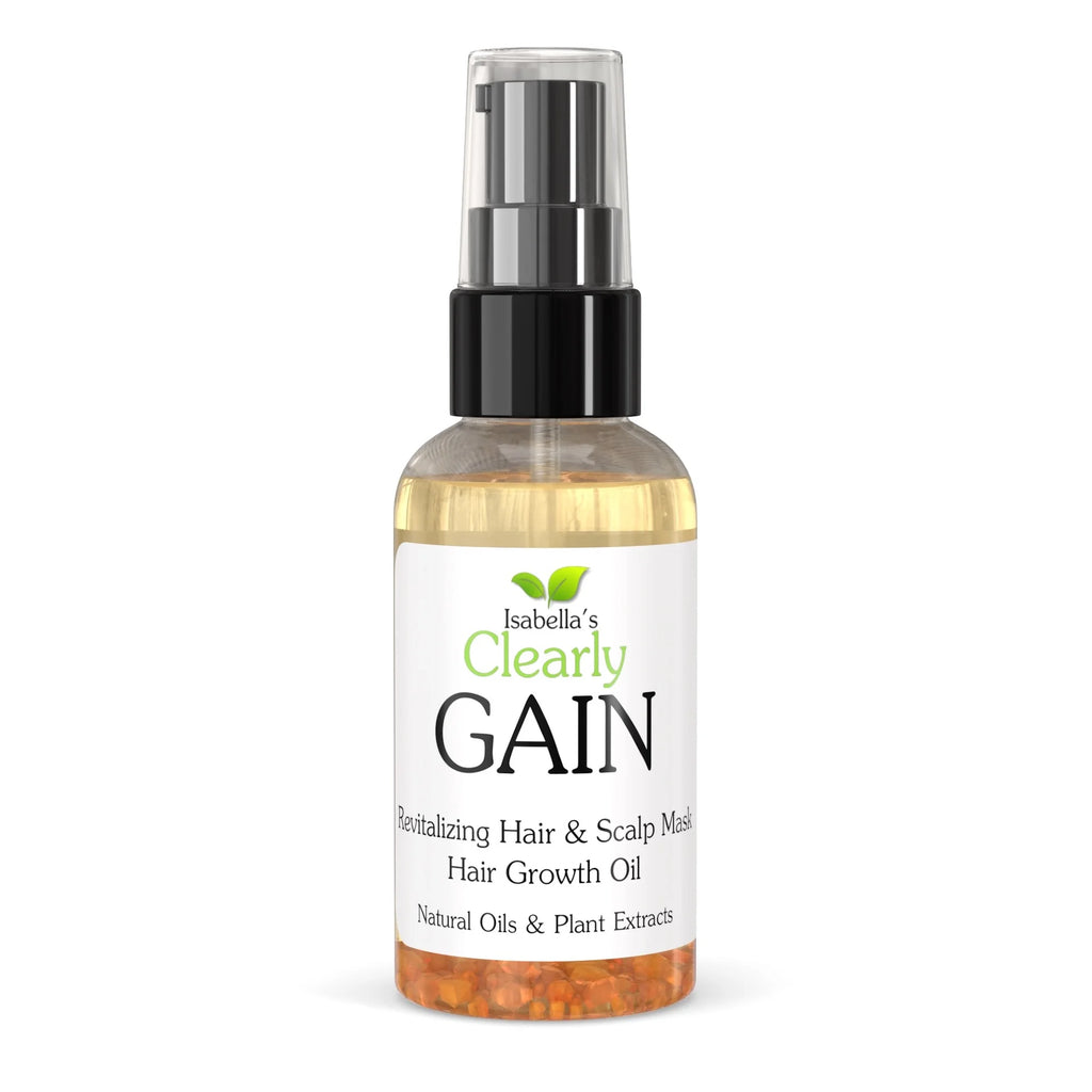 Hair Growth Oil and Thickening Scalp Treatment with Castor, Jojoba, Clary Sage, Rosemary, Nettle Extract N94772