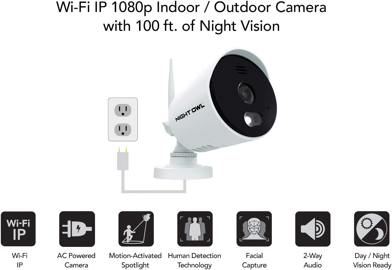 1080p HD Wi-Fi Indoor/Outdoor Camera with Night Vision Z769