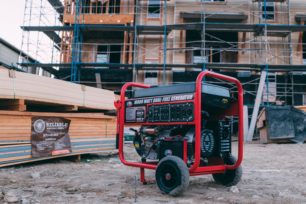 10000 Watt Dual Fuel Portable Generator with Electric Start I9647