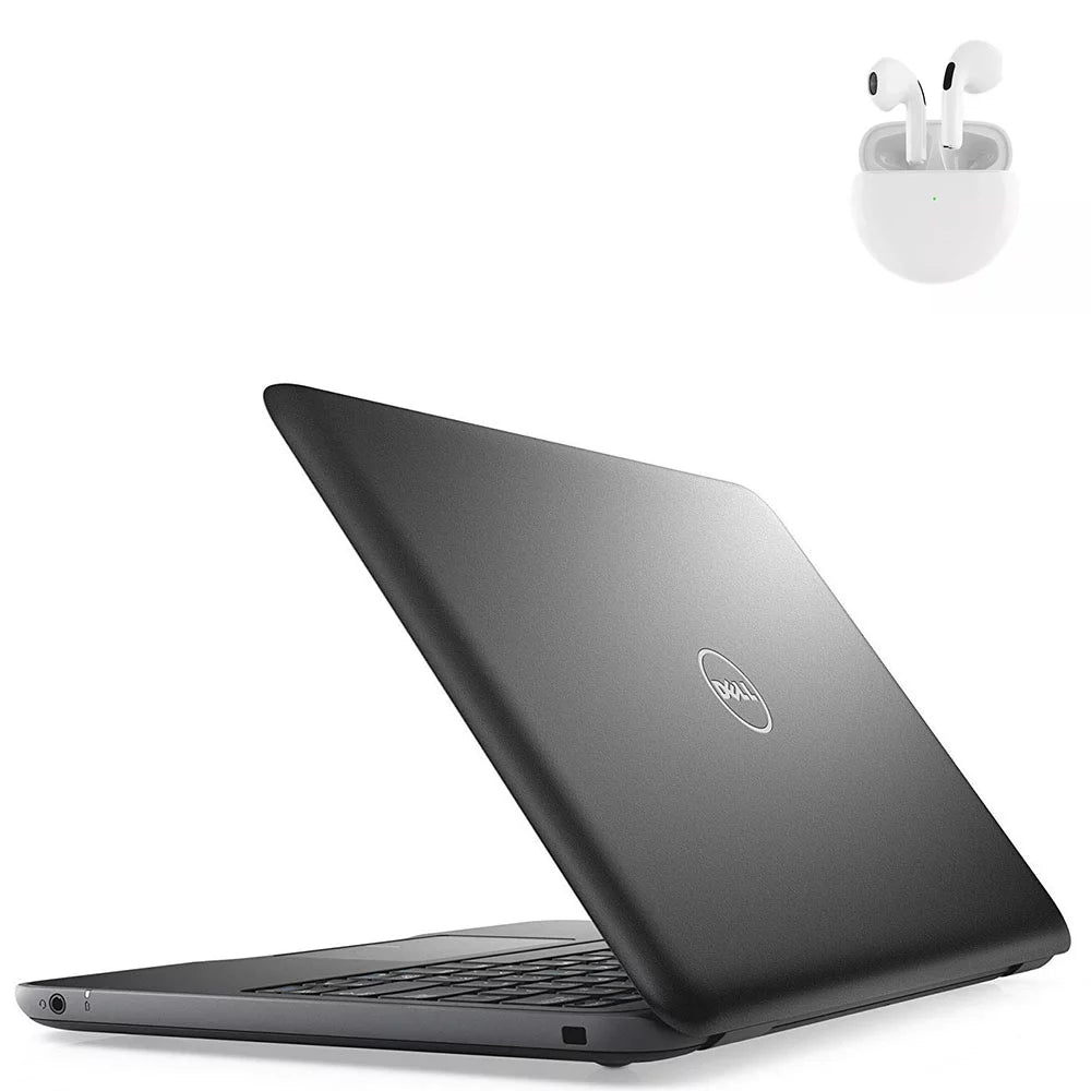 11.6" Laptop Computer Intel CPU 4GB RAM 128GB SSD Wi-Fi Webcam with Wireless Earbuds Windows 10 PC T315712