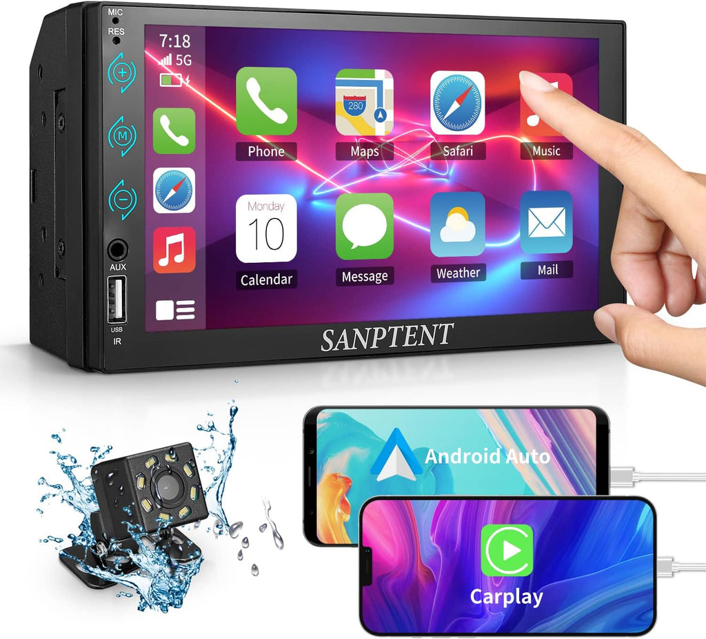 7-Inch Touch Screen Car Stereo with Bluetooth F784356