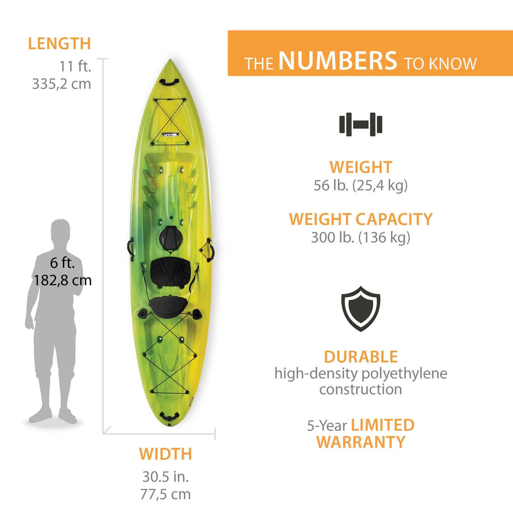 11 ft Sit-on-Top Kayak M8952