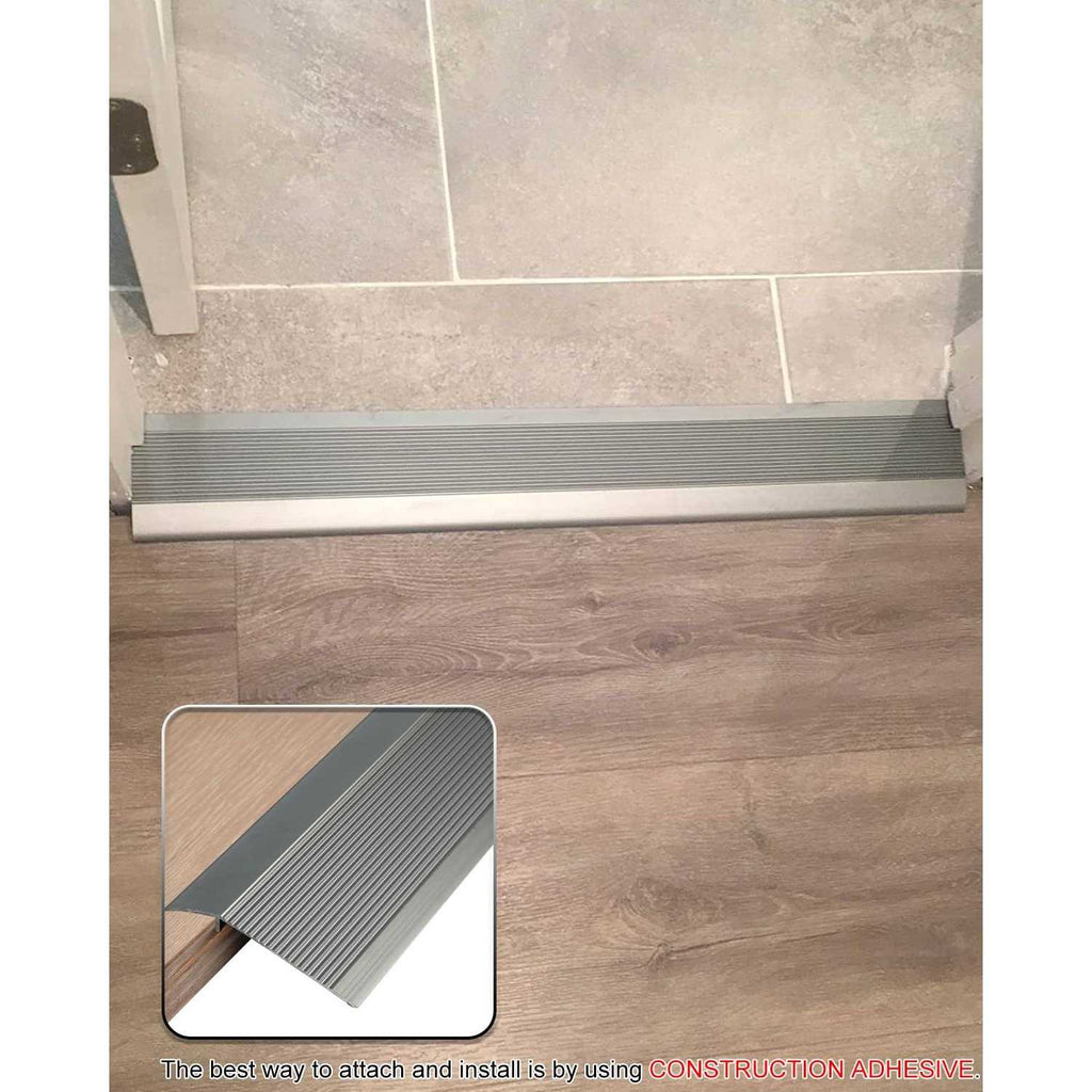 4 inch Aluminum Floor Transition Strip Threshold Ramp P834