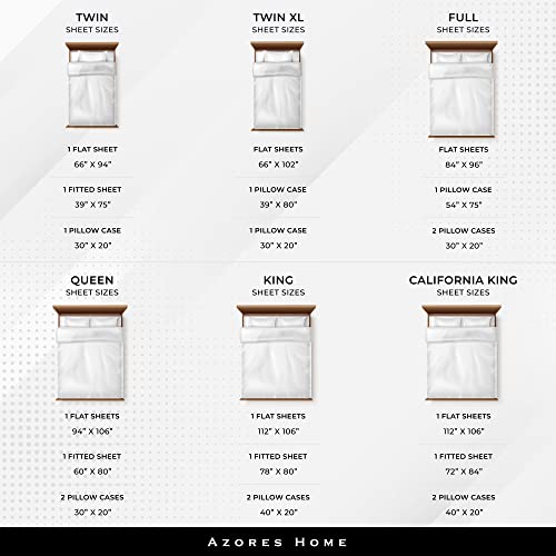300 Thread Count Organic Cotton Deep Pocket Queen Bed Sheet Set U923053