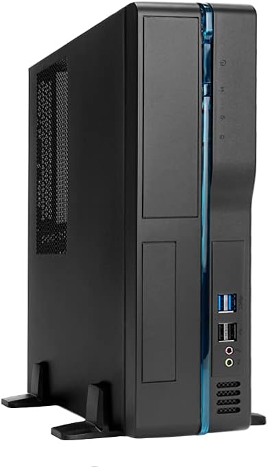 Black mATX Desktop Case with 300W PSU R600