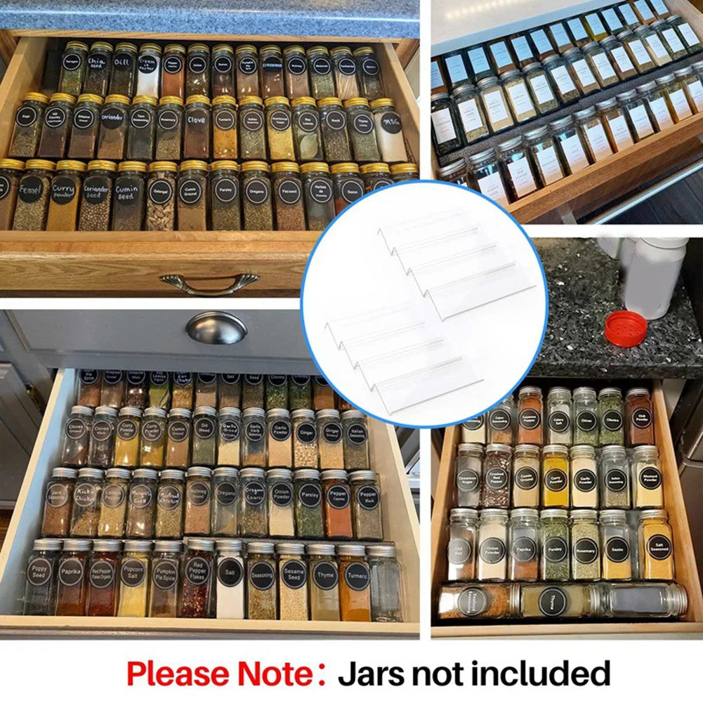 Clear Acrylic Spice Drawer Organizer Tray H91812