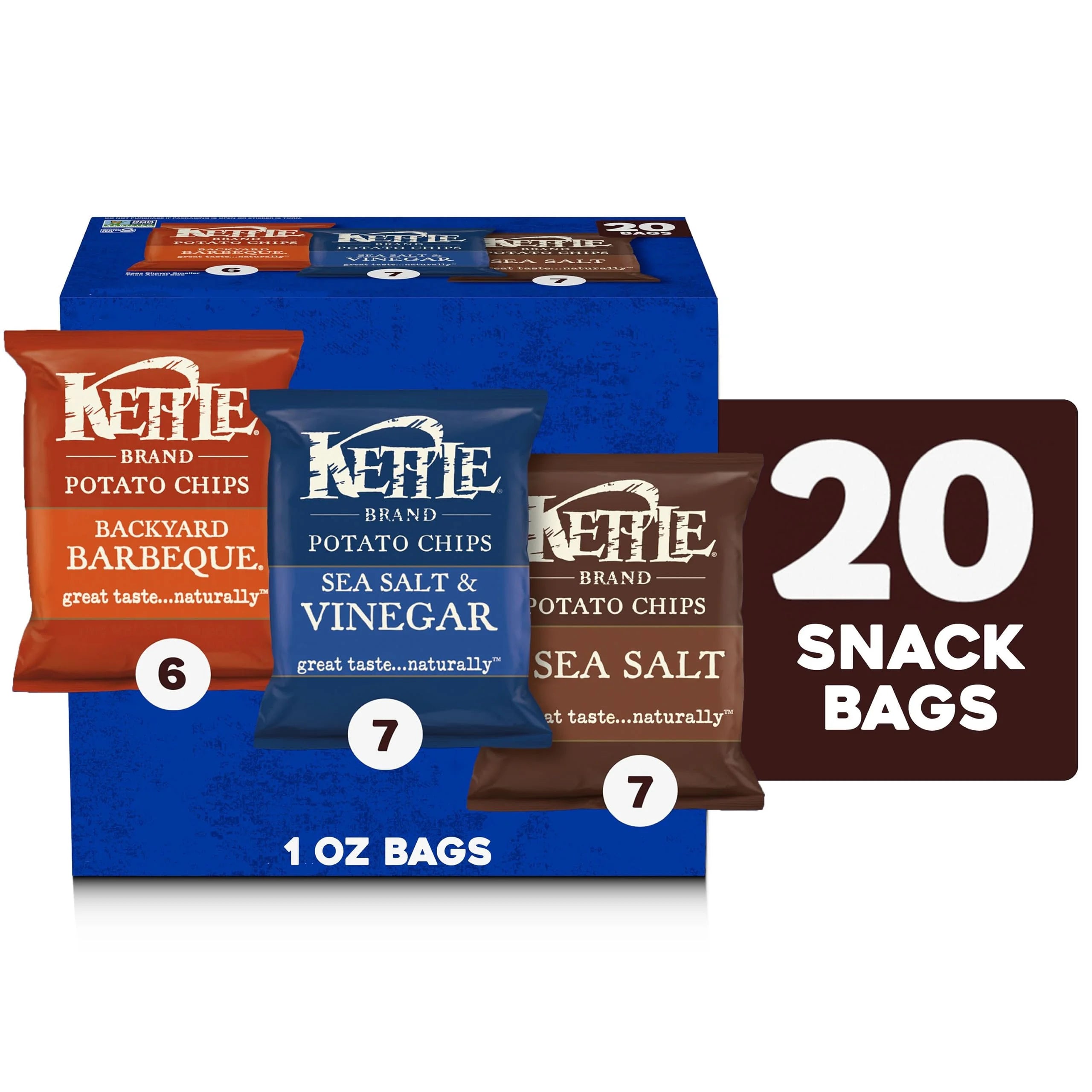 20 Ct 1 Oz Potato Chips Variety Pack A760