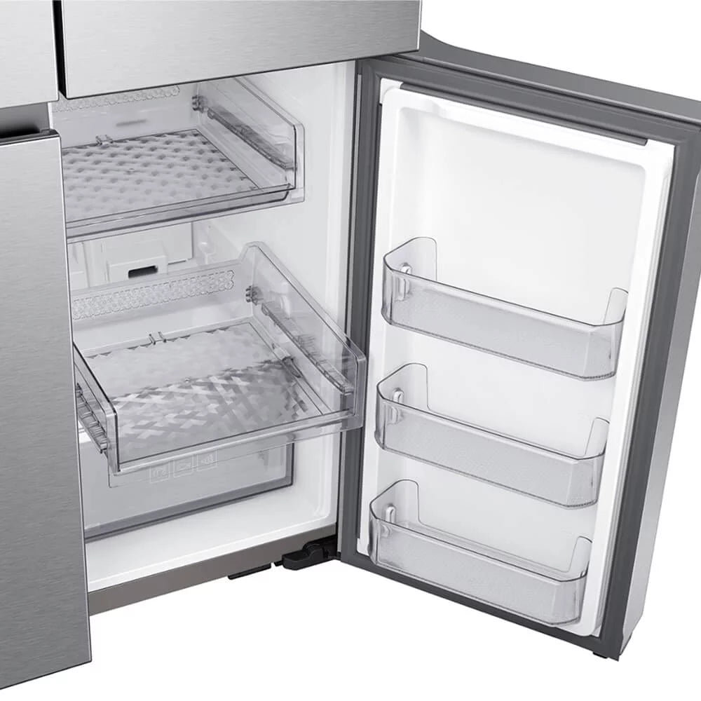 Black Stainless Steel French Door Freestanding Refrigerator D609