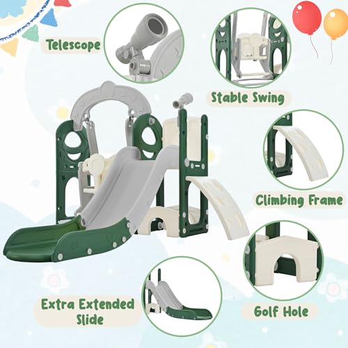 Toddler Slide with Swing Playset U36081