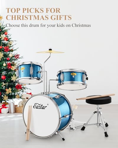 3-Piece 14 inch Junior Drum Set with Bass Tom Snare Drum M73938