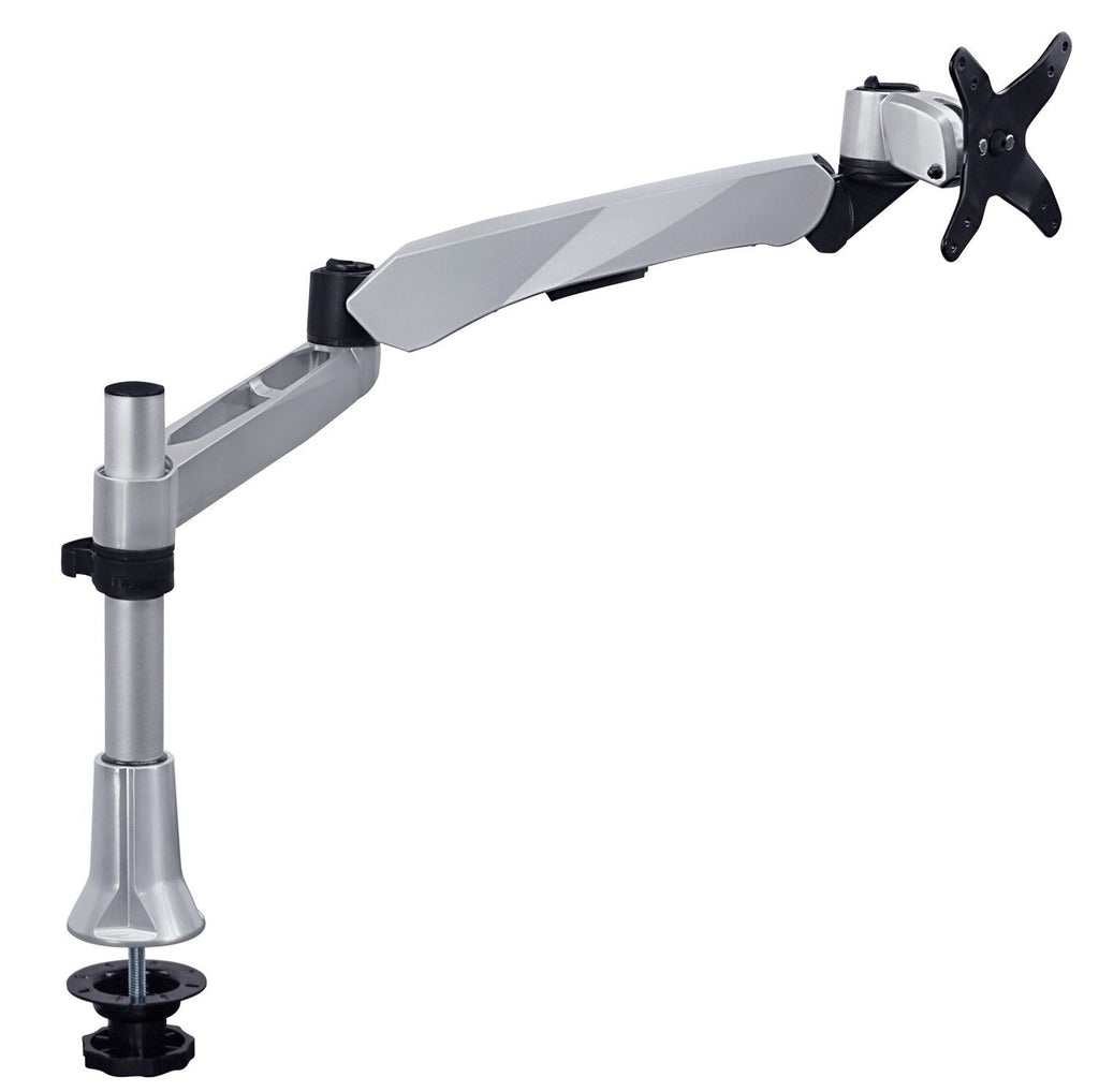 Silver Single LCD Monitor Desk Mount C2218