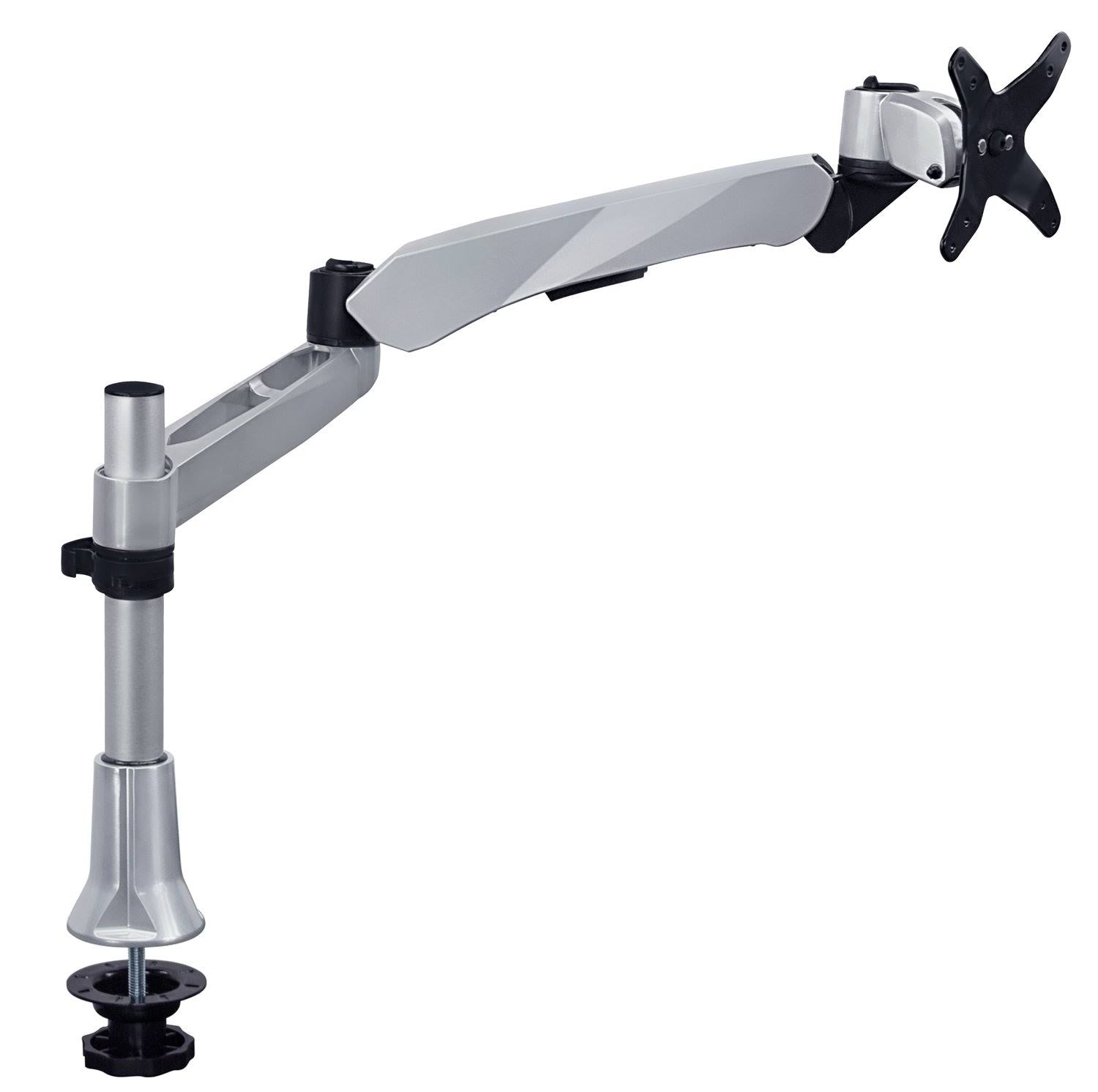 Silver Single LCD Monitor Desk Mount C2218