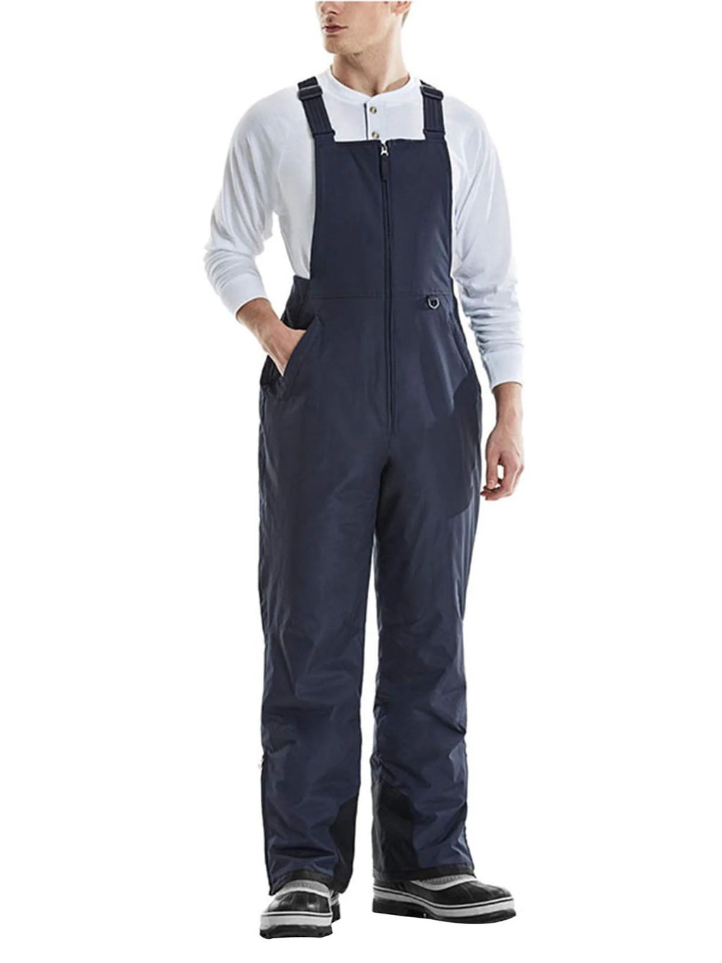 Waterproof Insulated Ski Bib Overalls with Pocket C975