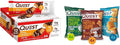 Candy Bars Gooey Caramel with Peanuts (12 Bars) and Protein Chips Variety Pack, 1.1 Ounce (Pack of 12) W5760