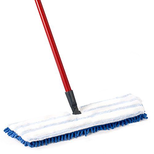 Dual-Action Microfiber Flip Mop with Telescopic Handle F139