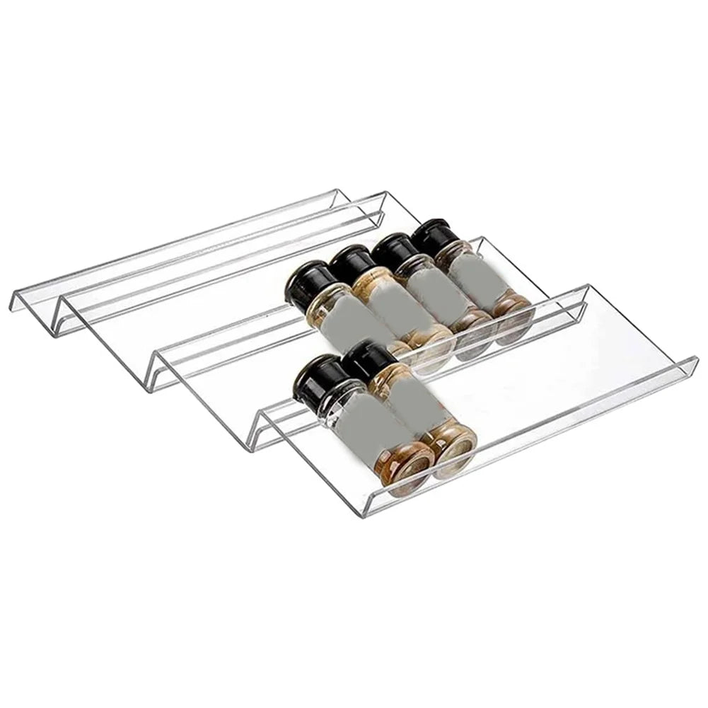 Clear Acrylic Spice Drawer Organizer Tray H91812