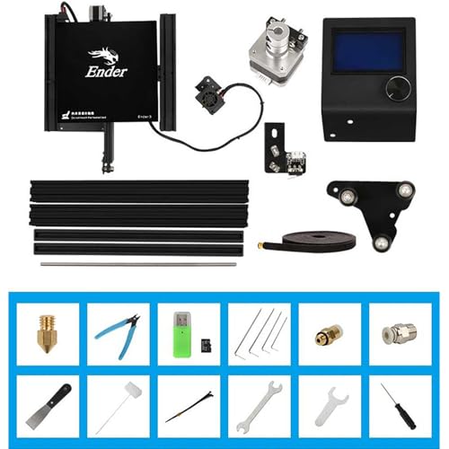 Creality Ender 3 3D Printer with Resume Printing, Printing Size 8.66x8.66x9.84 inches D335