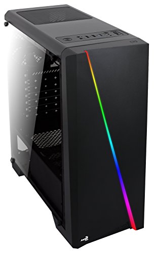 Black Mid Tower with Acrylic Side Window T37746