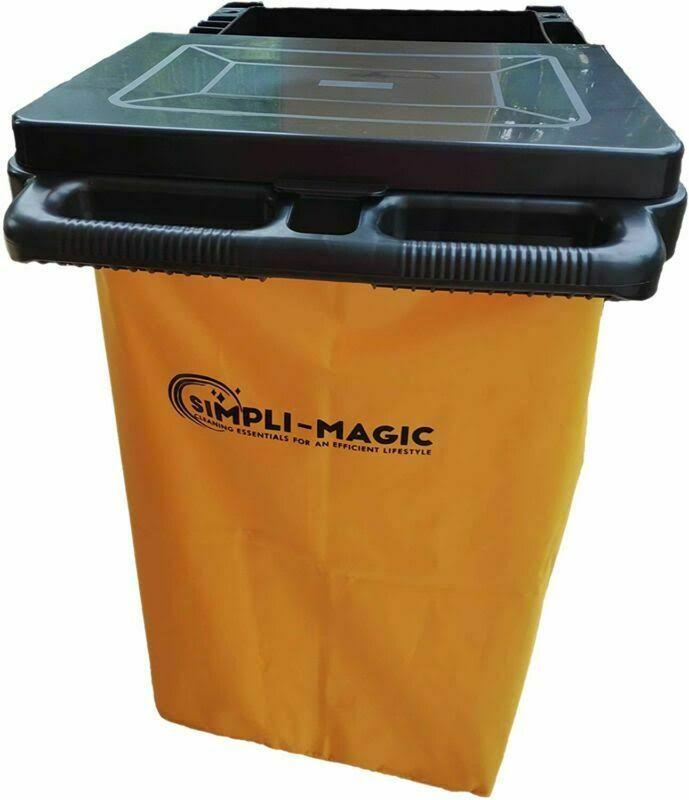 Yellow/Grey Commercial Janitorial Cart D1559