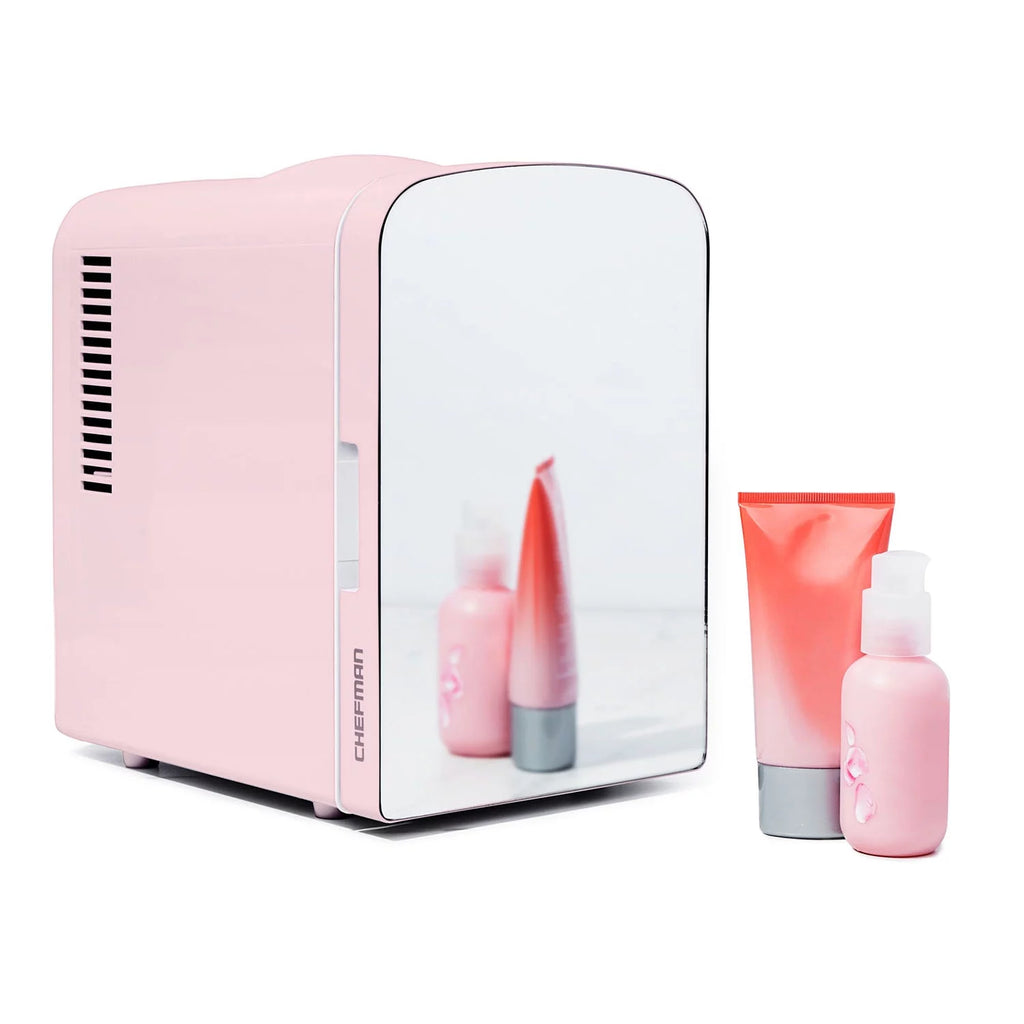 Pink Portable 4L Mini Fridge with Heating and Cooling B965