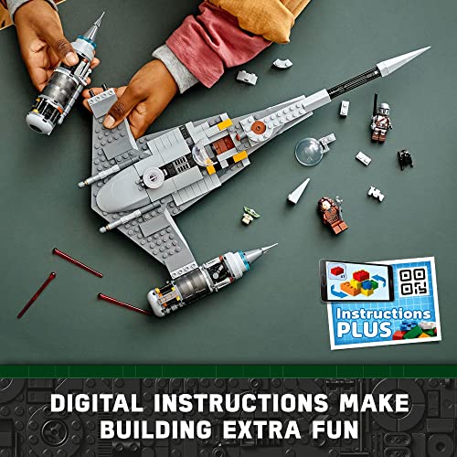 LEGO Star Wars N-1 Starfighter Building Set with Baby Yoda Grogu and Droid Toy Figures H3840