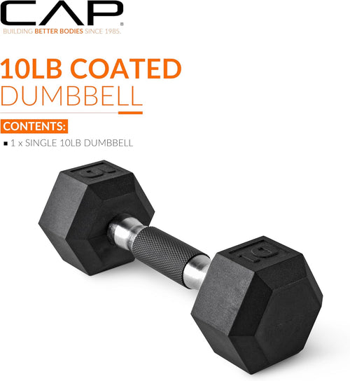 10-Pound Coated Dumbbell with Padded Grip G2647
