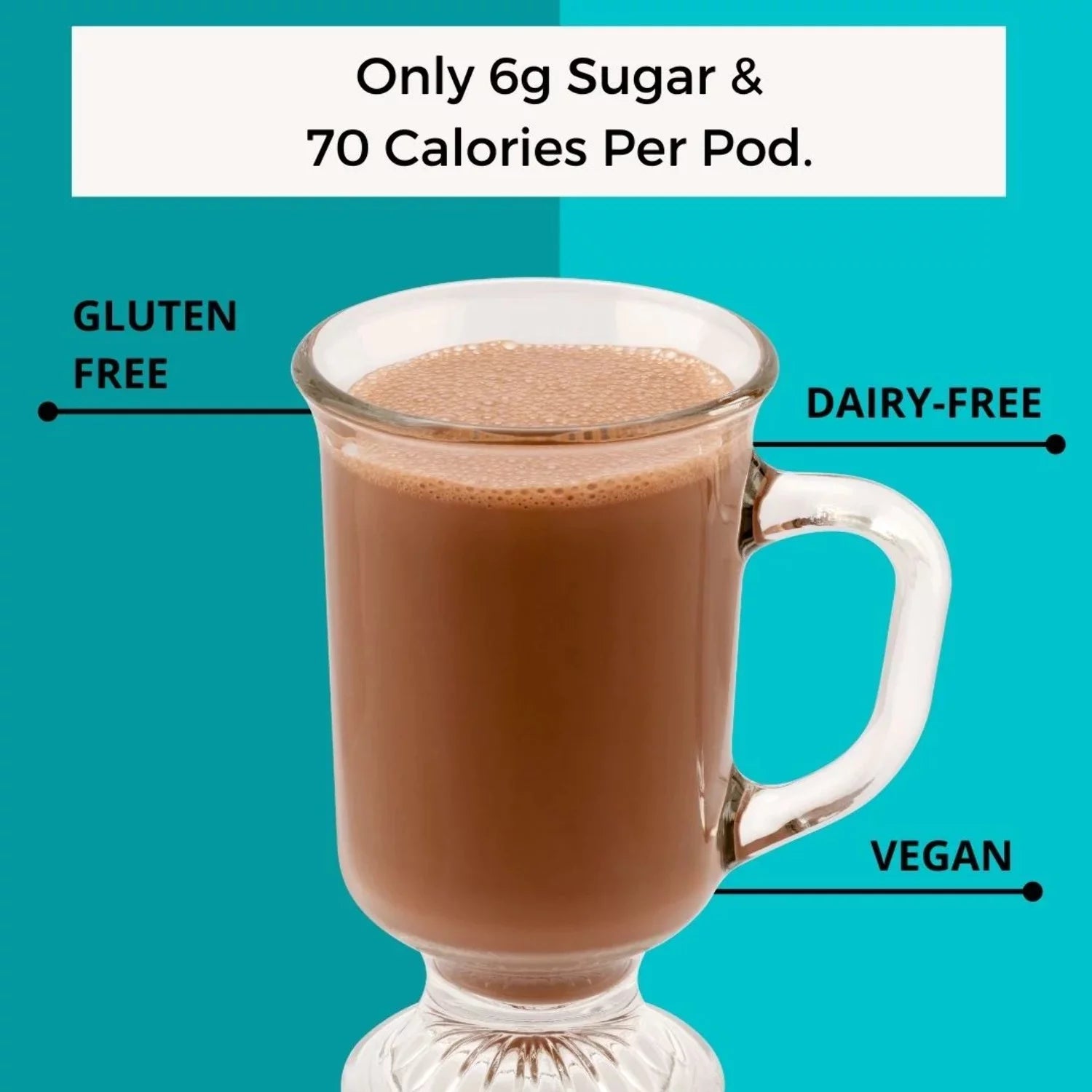 Dairy-Free Peppermint Hot Chocolate Pods W7836