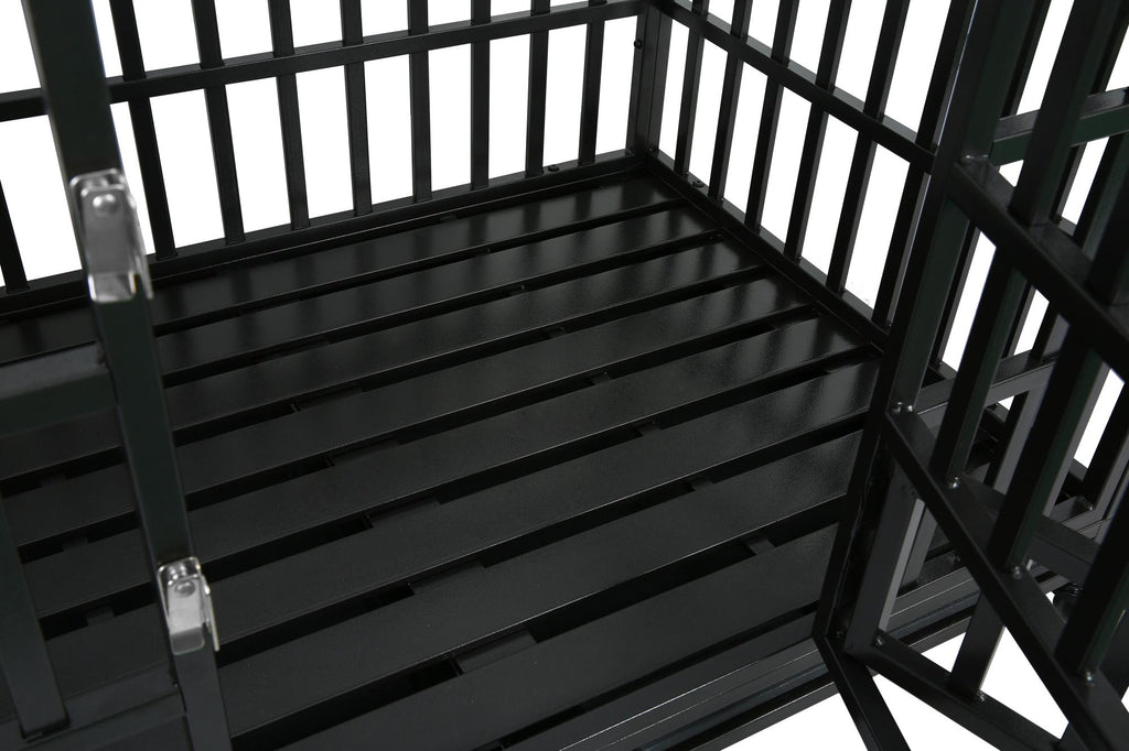 Heavy Duty Dog Cage Crate with Roof Q925971