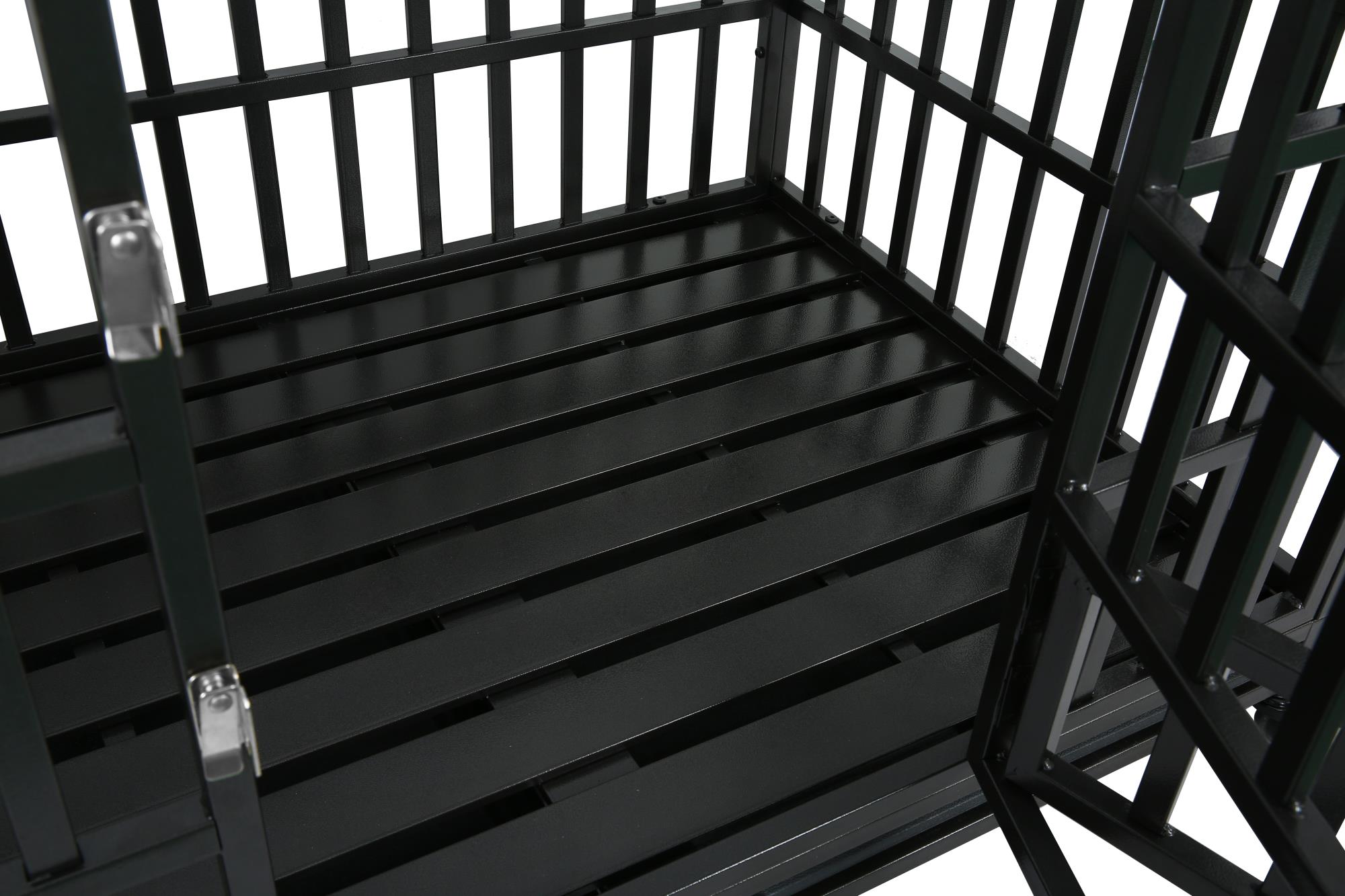 Heavy Duty Dog Cage Crate with Roof Q925971