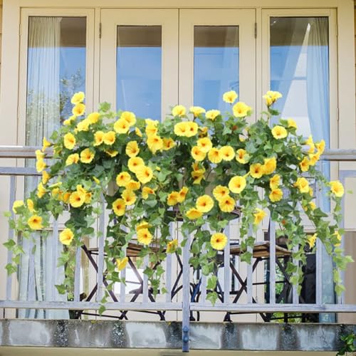 24 Bunches Artificial Morning Glories Z99535