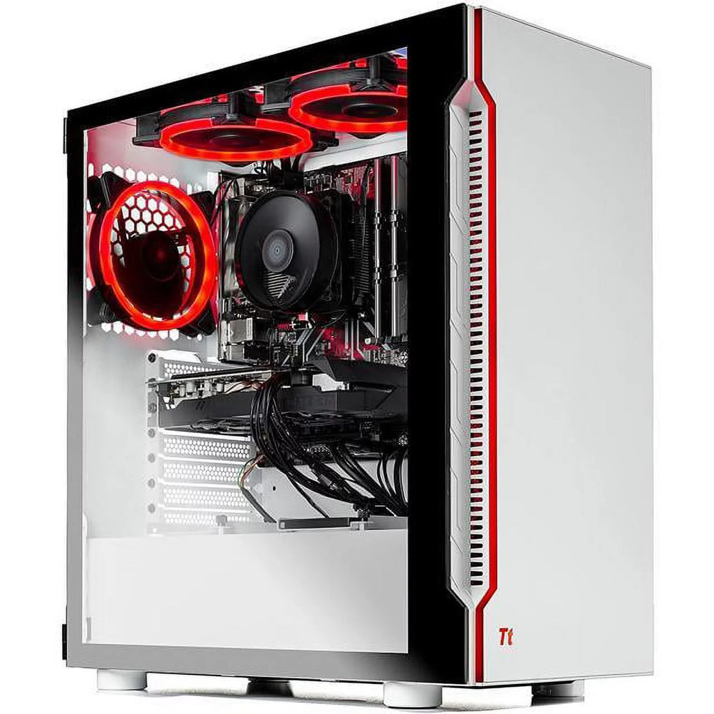White Gaming Desktop PC - Ryzen 5 3600, RTX 3060 12GB, 1TB SSD, 16GB DDR4 3000, Windows 10 Home 64-bit R42872