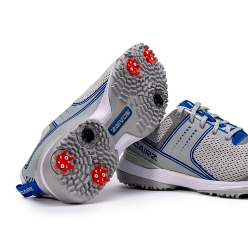 Speed Mesh Men's Athletic Golf Shoes with Replaceable Spikes V721141