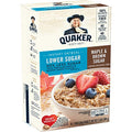 Lower Sugar Maple & Brown Sugar Instant Oatmeal, 10-Count 1.19oz Boxes (Pack of 6) A4345