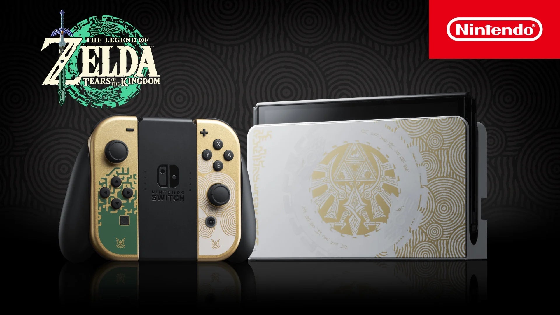 Green & Gold 64GB Console with Joy-Con and Dock B284
