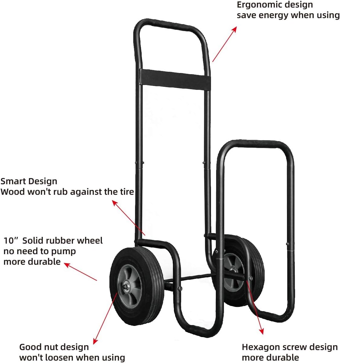 Firewood Log Cart Carrier P7012