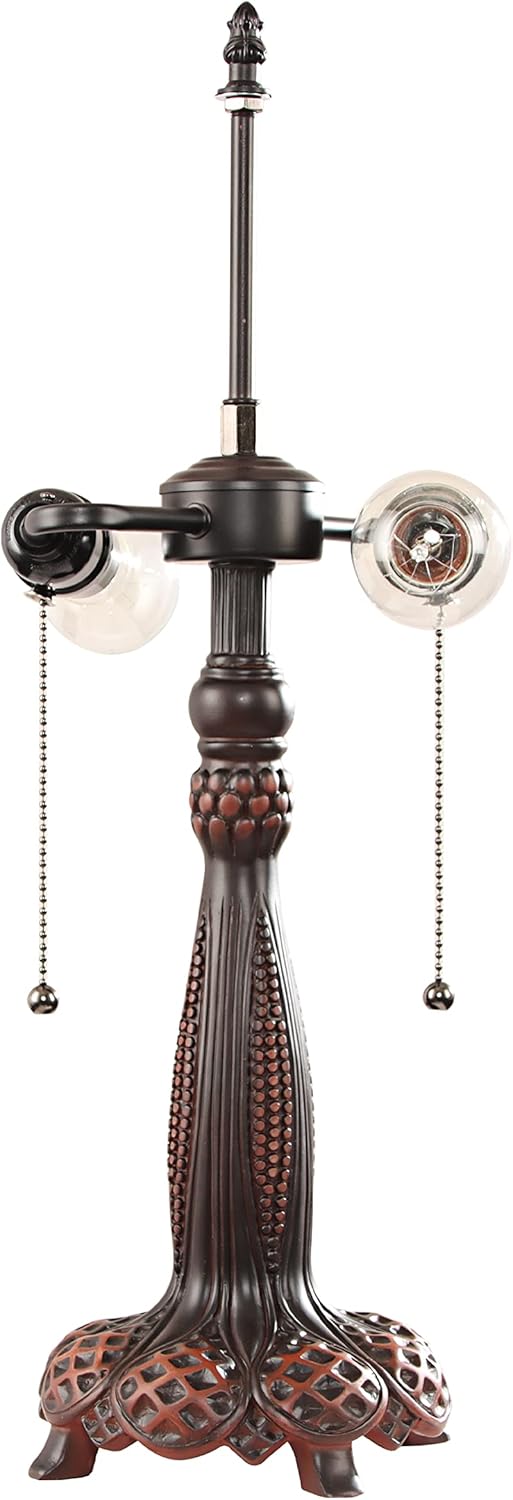 Tiffany-Style 2 Light Dragonfly Table Lamp 16" Shade R57630
