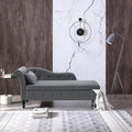 Velvet Chaise Lounge with Hidden Storage Z656