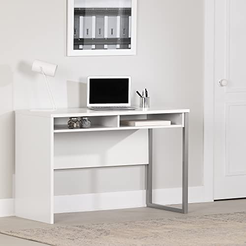 Pure White Metal Desk O166