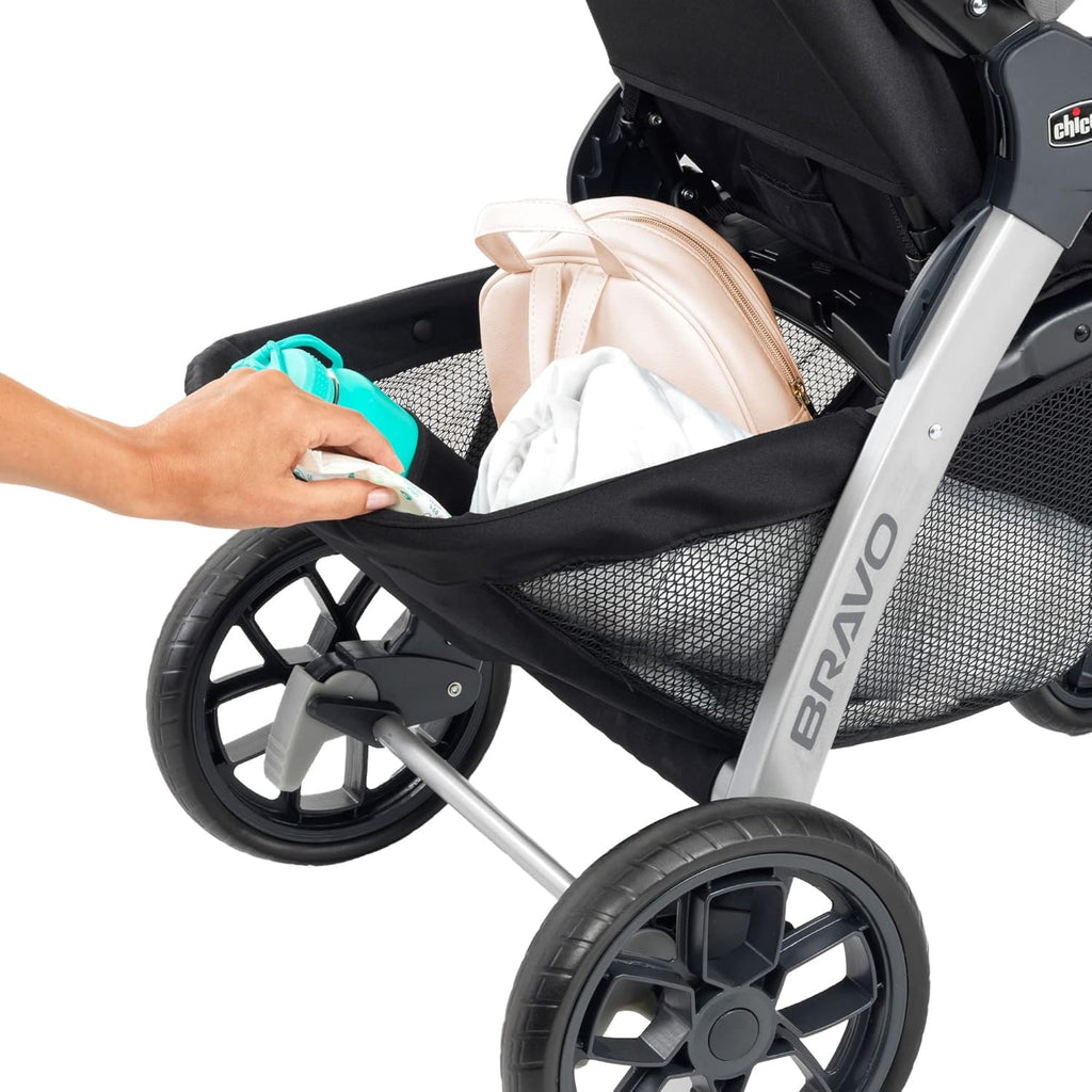 3-in-1 Travel System Stroller with Infant Car Seat and Base, Camden/Black & Grey V8670