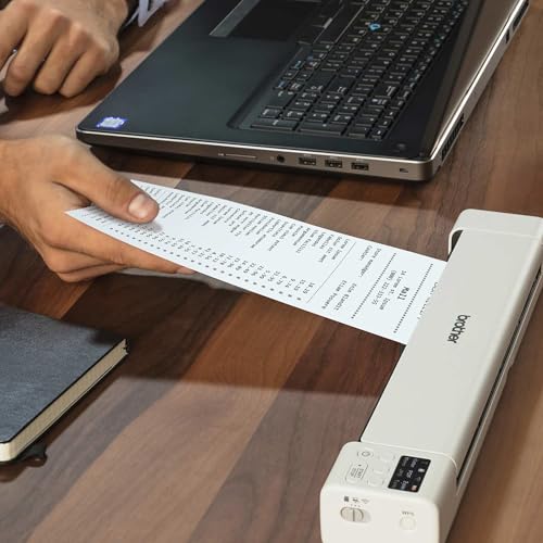 Duplex Wireless Compact Mobile Document Scanner A55832
