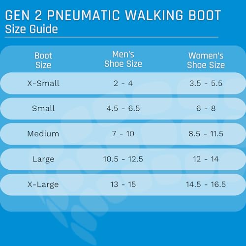 Short Large Pneumatic Walking Boot L555134