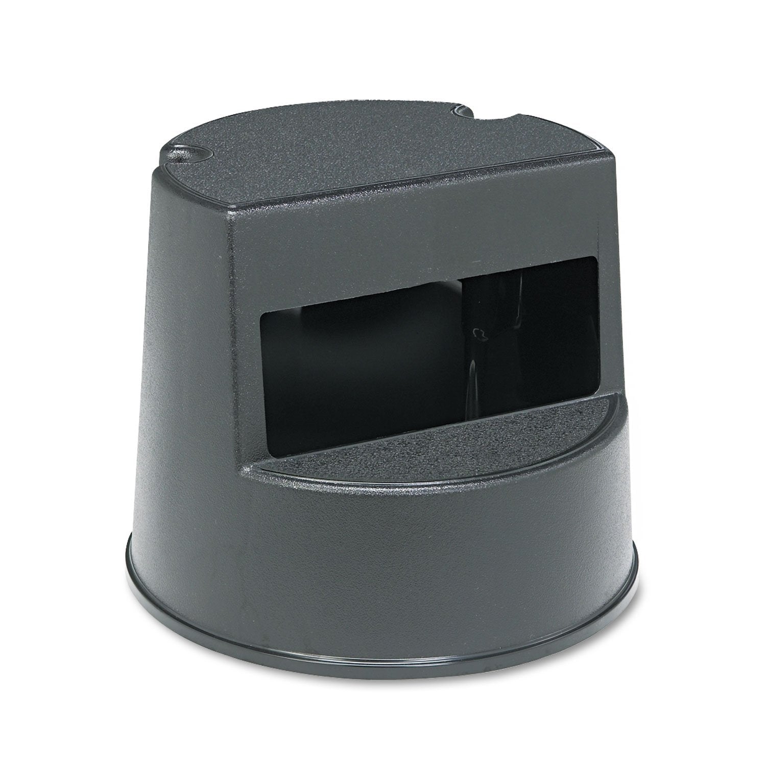 Black Rolling Step Stool B790685