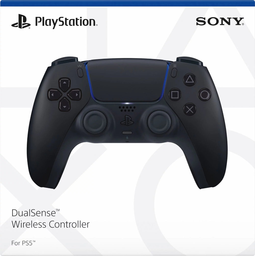 PlayStation 5 Disc Edition Limited Bundle with Two Controllers Midnight Black DualSense and Hard Shell Protective Controller Case D71416