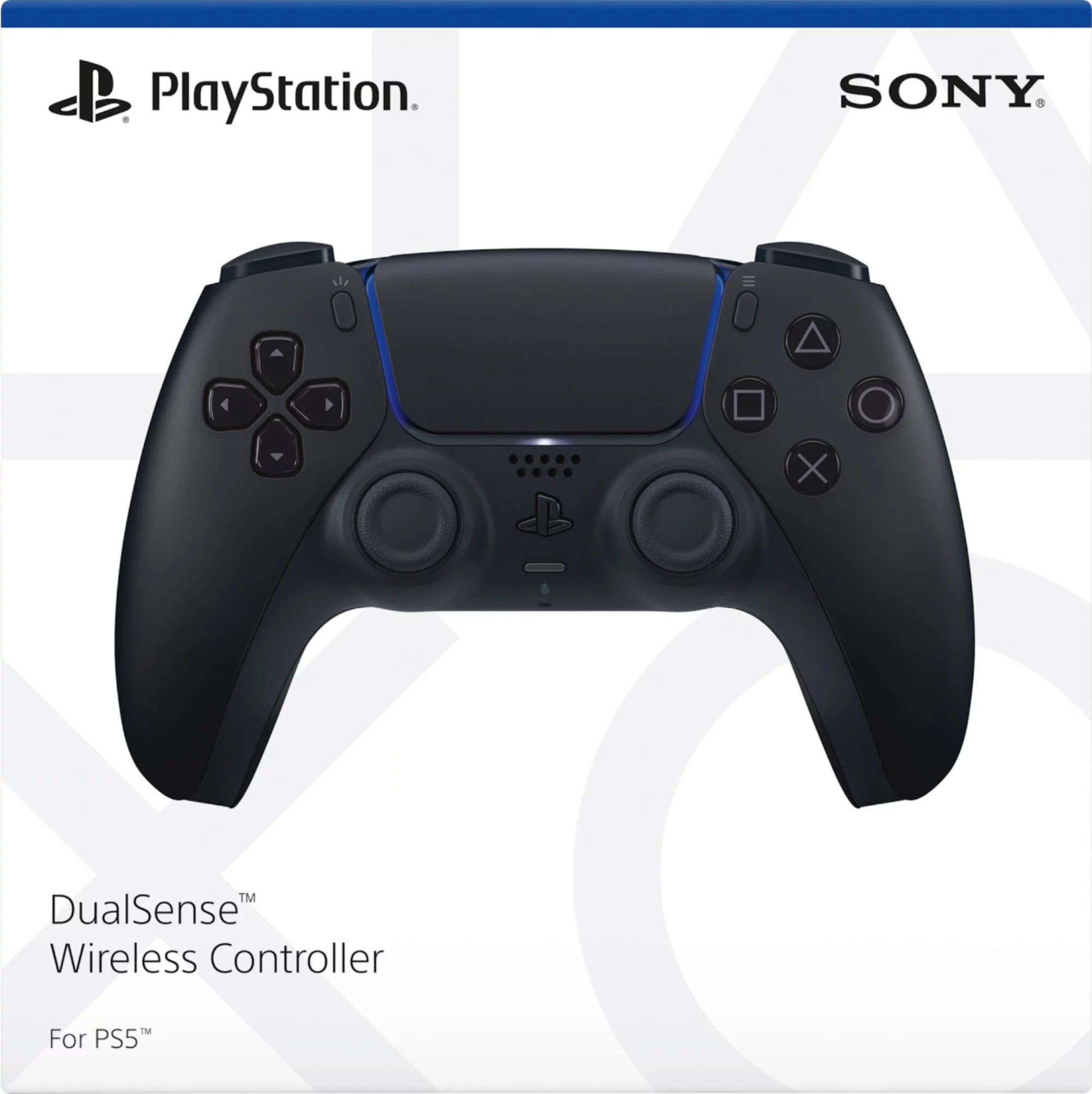 PlayStation 5 Disc Edition Limited Bundle with Two Controllers Midnight Black DualSense and Hard Shell Protective Controller Case D71416