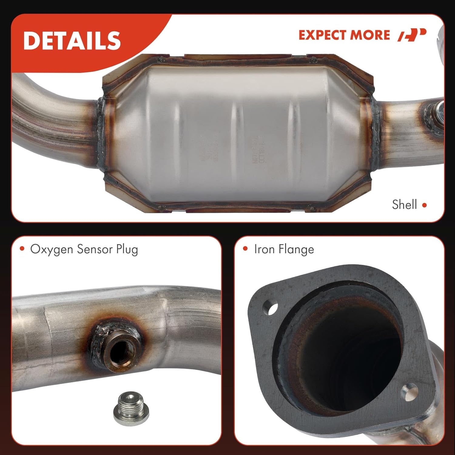 Catalytic Converter Kit Direct-Fit 4.3L 4.8L 5.3L A1253