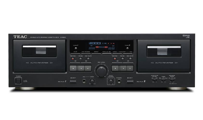 Black Dual Cassette Deck U153