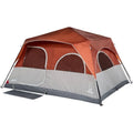 8-Person Lighted Cabin Tent Dark Orange P56962