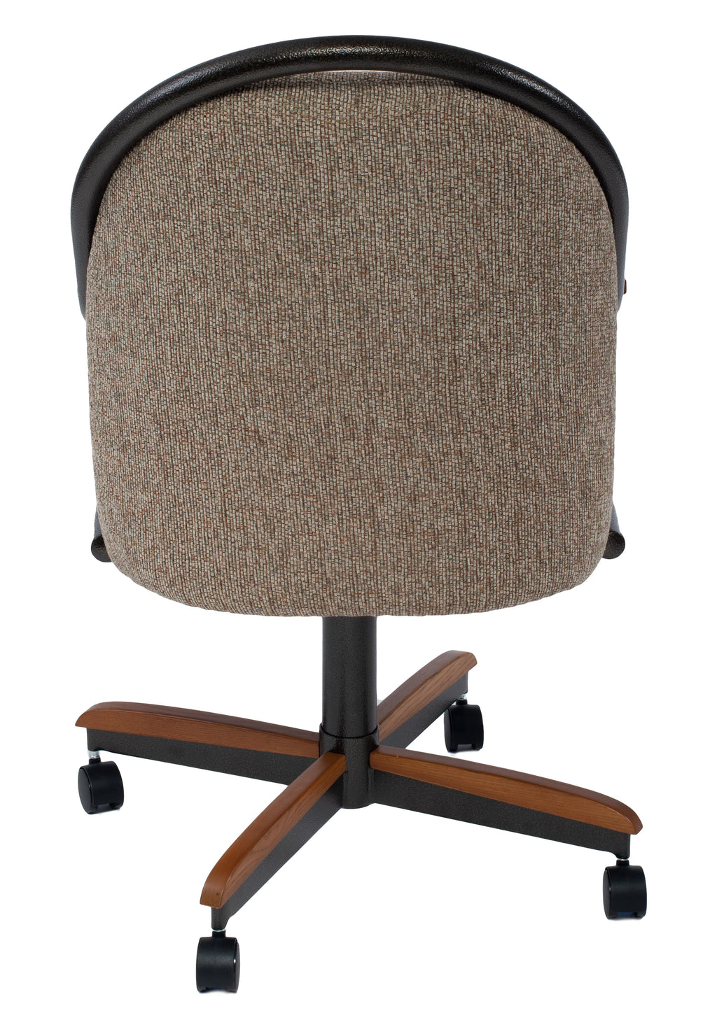 Casual Dining Chair with Tilt Rolling and Swivel F547