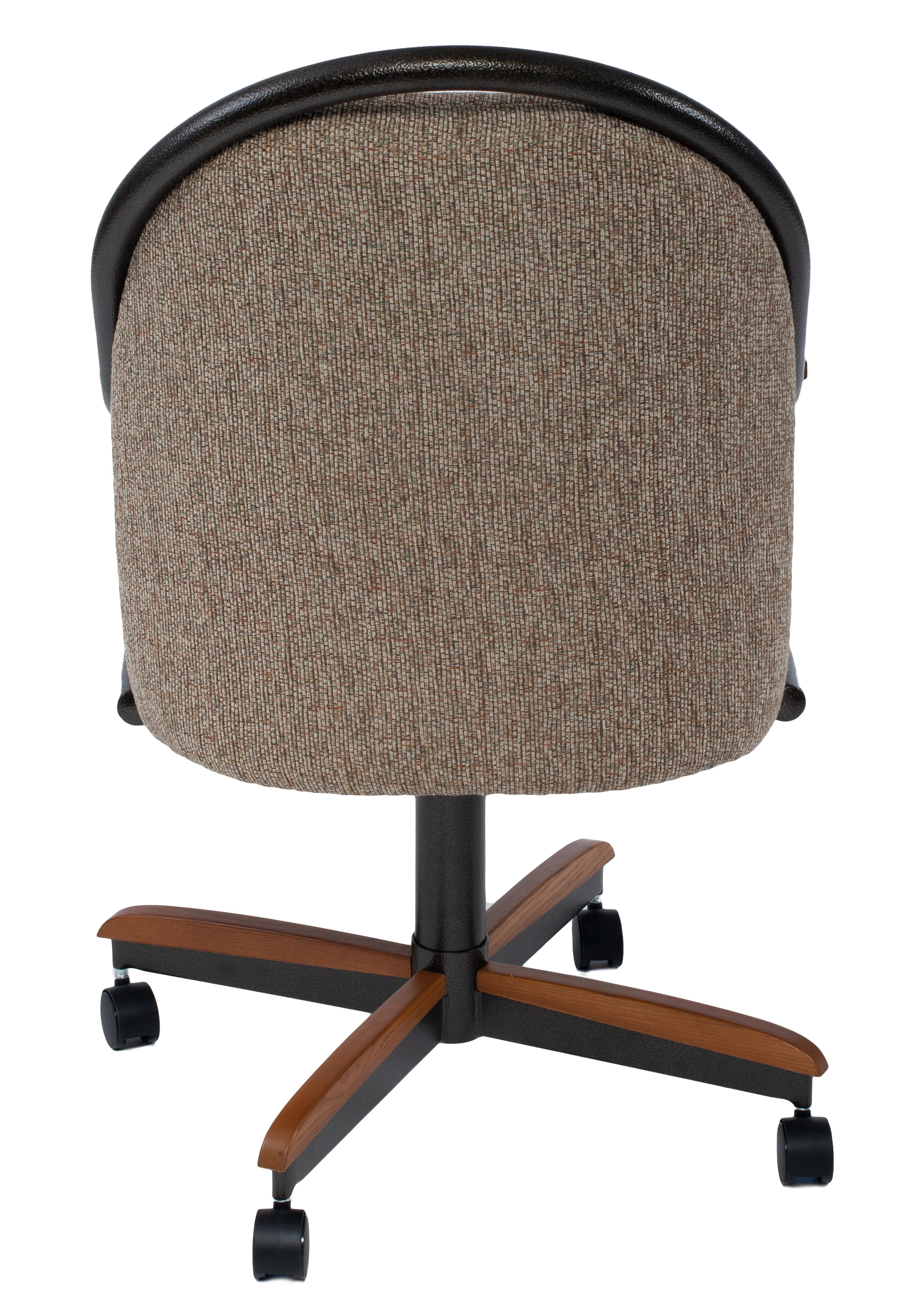Casual Dining Chair with Tilt Rolling and Swivel F547