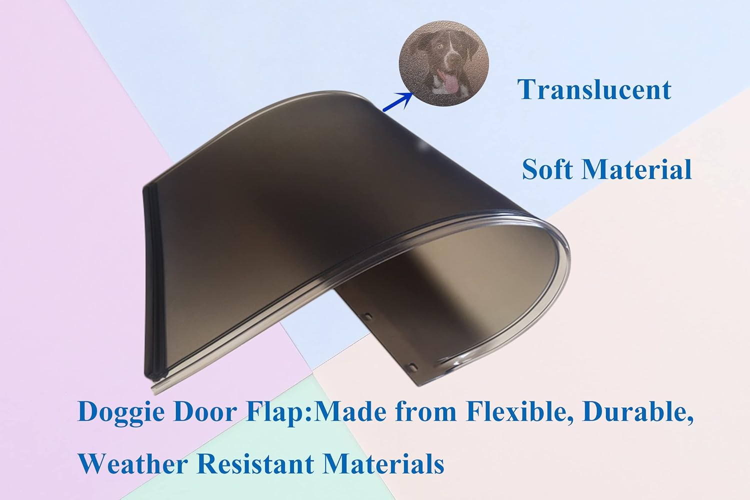 Large Dog Door Replacement Flap, Weather Resistant, 10 1/8" x 16 7/8" V35202